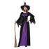 1 set female halloween witch plus size long dress terror costume autumn winter party dresses(with bib and hat)